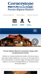 Mobile Screenshot of cornerstonelodge.ca